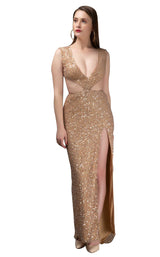 Couture Fashion by FG CF19200134 Dress Gold