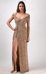 2 of 4 Couture Fashion by FG CF19201217 Dress Gold