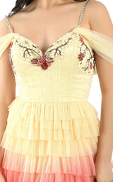 3 of 4 Couture Fashion by FG CF20210167 Dress Ombre