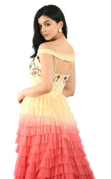 4 of 4 Couture Fashion by FG CF20210167 Dress Ombre