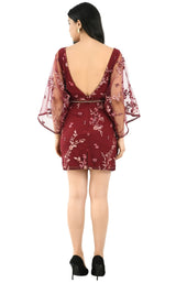 2 of 3 Couture Fashion by FG CF20211252 Dress Marron