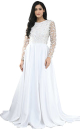 1 of 4 Couture Fashion by FG CF20211262 Dress Off-White