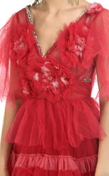 3 of 3 Couture Fashion by FG CF21220669 Dress Apple-Red