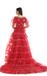 2 of 3 Couture Fashion by FG CF21220669 Dress Apple-Red