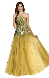 1 of 3 Couture Fashion by FG CF21220777 Dress Gold