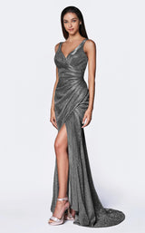 2 of 4 Cinderella Divine CF332 Dress Charcoal