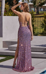 3 of 3 LaDivine CH117 Dress Metallic-Pink