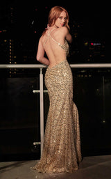 2 of 2 Cinderella Divine CH148 Dress Gold