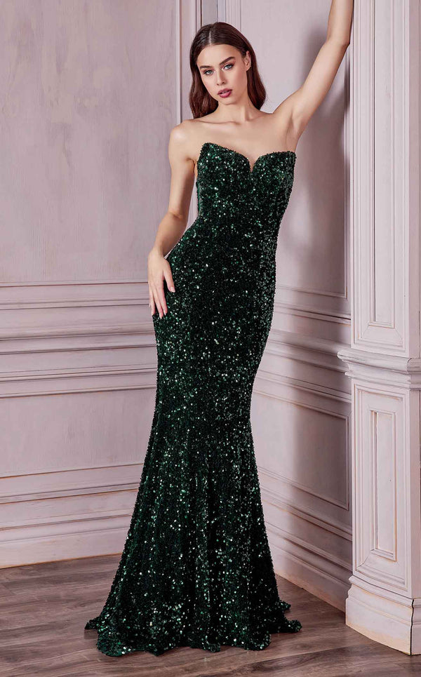 Cinderella Divine CH151 Dress Emerald