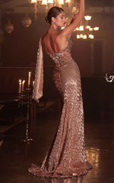 3 of 6 Cinderella Divine CH162 Dress Rose-Gold