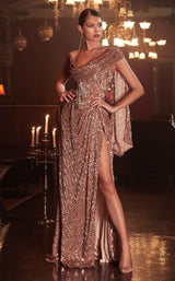 2 of 6 Cinderella Divine CH162 Dress Rose-Gold