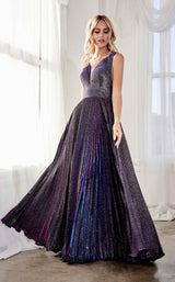 3 of 4 Cinderella Divine CH211 Dress Metallic-Purple