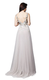 2 of 4 Revive by Tony Ward Cinderella Dress Light-Grey