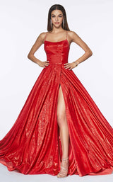 3 of 4 Cinderella Divine CJ525 Dress Red