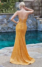 4 of 4 Cinderella Divine CM317 Dress Marigold