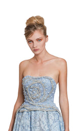 3 of 4 Revive by Tony Ward Cora Dress Blue