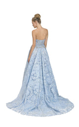2 of 4 Revive by Tony Ward Cora Dress Blue