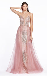Cinderella Divine CR841 Dress Rose-Gold
