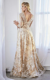 Cinderella Divine CR855 Dress Champagne-Gold