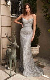 1 of 3 Cinderella Divine CR863 Dress Silver