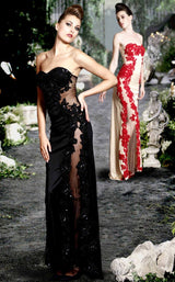 1 of 2 Faust CY77 Dress Beige-Black