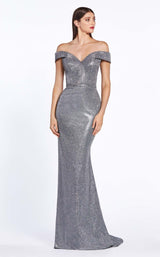 1 of 3 Cinderella Divine CZ0018 Dress Dark-Silver