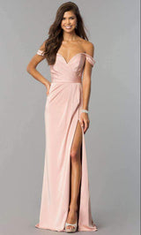 12 of 13 Faviana 8083 Dusty Pink