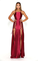 8 of 8 Portia and Scarlett Chantel Burgundy