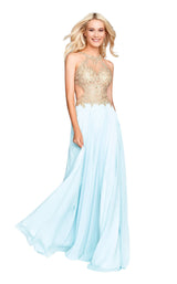 1 of 4 Clarisse 3759 Sea Foam-Gold