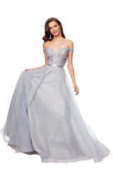 1 of 4 Clarisse 3785 Pewter