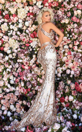 2 of 4 Clarisse 800209 Dress Rose-Gold-Ivory