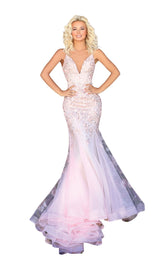 1 of 4 Clarisse 800217 Dress Blush-Nude