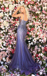 2 of 4 Clarisse 800225 Dress Slate-Purple