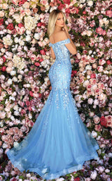 2 of 5 Clarisse 800301 Dress Powder-Blue