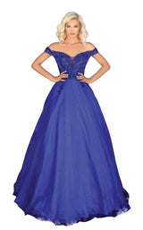 1 of 4 Clarisse 800305 Dress Cobalt