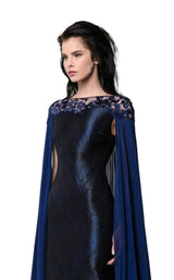 3 of 4 Revive by Tony Ward Develynn Dress Navy