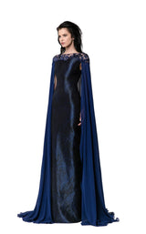 1 of 4 Revive by Tony Ward Develynn Dress Navy