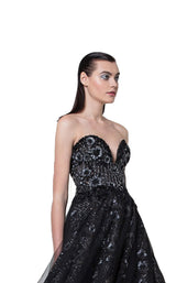 3 of 4 Revive by Tony Ward Dixie Dress Black-Silver
