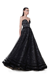 1 of 4 Revive by Tony Ward Dixie Dress Black-Silver