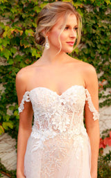 3 of 3 Nox Anabel E441 Dress White-Champagne