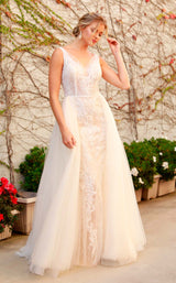 1 of 3 Nox Anabel E474 Dress White-Nude