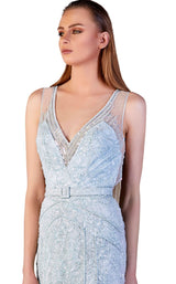 3 of 4 Gatti Nolli Couture ED2694 Dress Light-Blue