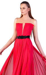 3 of 4 Gatti Nolli Couture ED2775 Dress Red