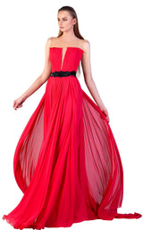 1 of 4 Gatti Nolli Couture ED2775 Dress Red
