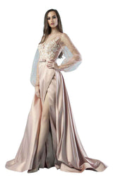 1 of 4 Gatti Nolli Couture ED4463 Peach