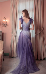 2 of 4 Beside Couture ED1539LD Dress Purple-Grey