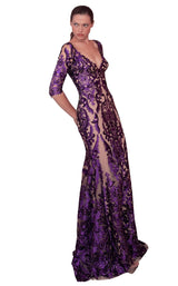 1 of 4 Edition Gemy Maalouf ED1540LD Dress Purple