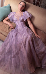 2 of 6 Beside Couture ED1541LD Dress Lilac
