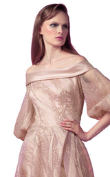 3 of 4 Edition Gemy Maalouf ED1543LD Dress Powder-Pink