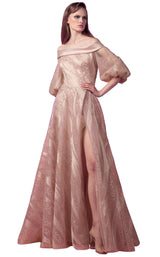 1 of 4 Edition Gemy Maalouf ED1543LD Dress Powder-Pink